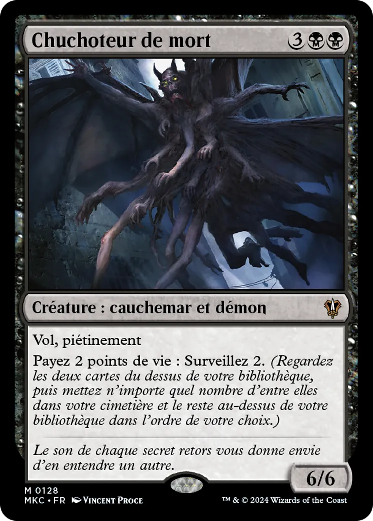 Chuchoteur de mort from Murders at Karlov Manor Commander - Magic: The Gathering