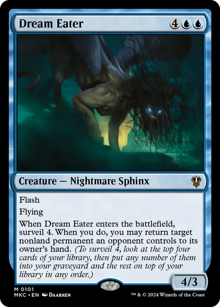Dream Eater — Murders at Karlov Manor Commander — Magic: The Gathering