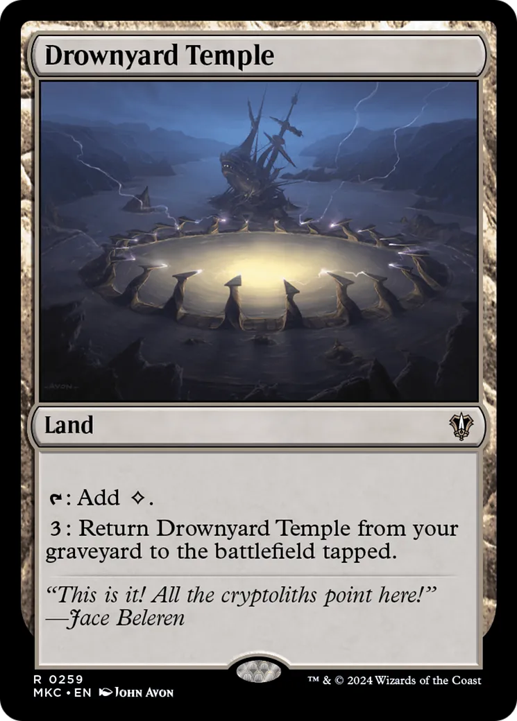 Drownyard Temple — Murders at Karlov Manor Commander — Magic: The Gathering