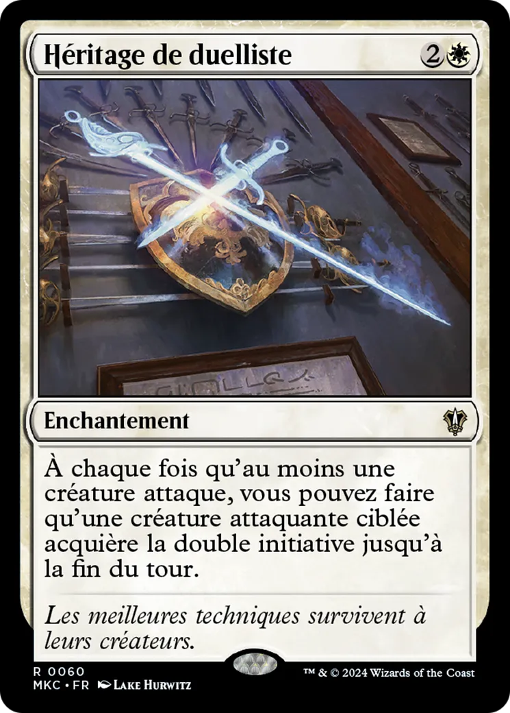 Héritage de duelliste — Murders at Karlov Manor Commander — Magic: The Gathering