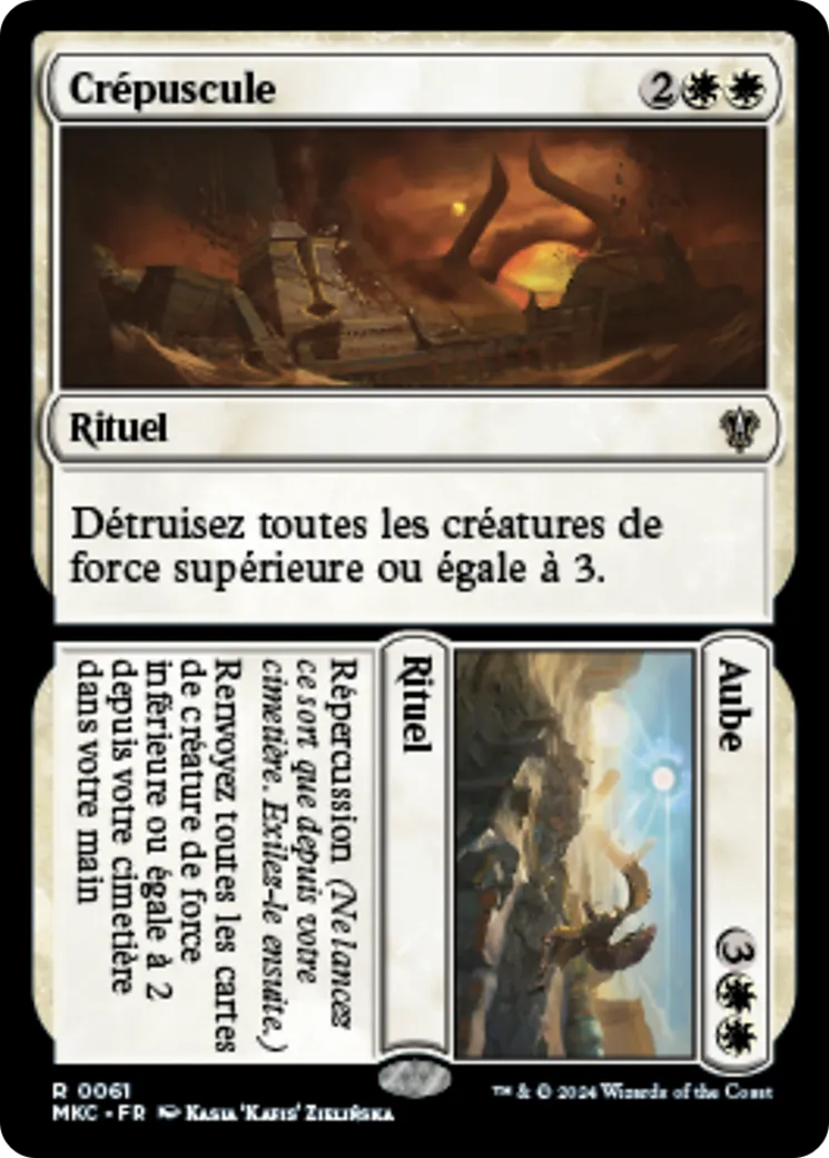 Crépuscule // Aube — Murders at Karlov Manor Commander — Magic: The Gathering