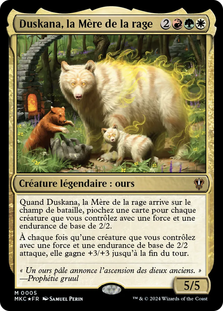 Duskana, la Mère de la rage — Murders at Karlov Manor Commander — Magic: The Gathering