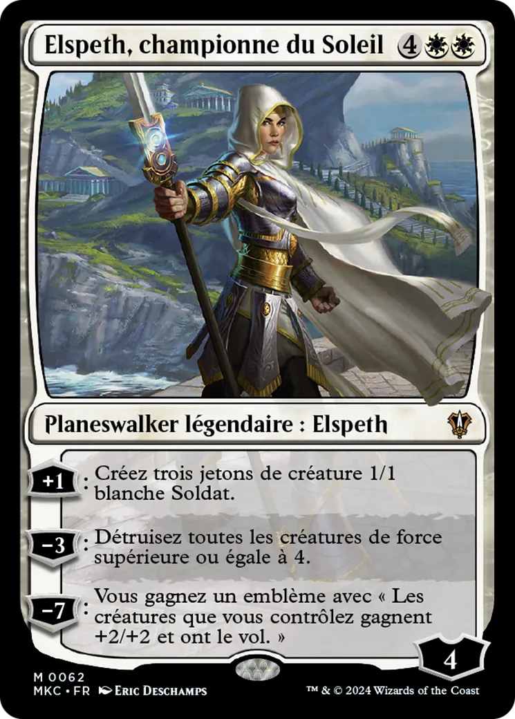 Elspeth, championne du Soleil — Murders at Karlov Manor Commander — Magic: The Gathering