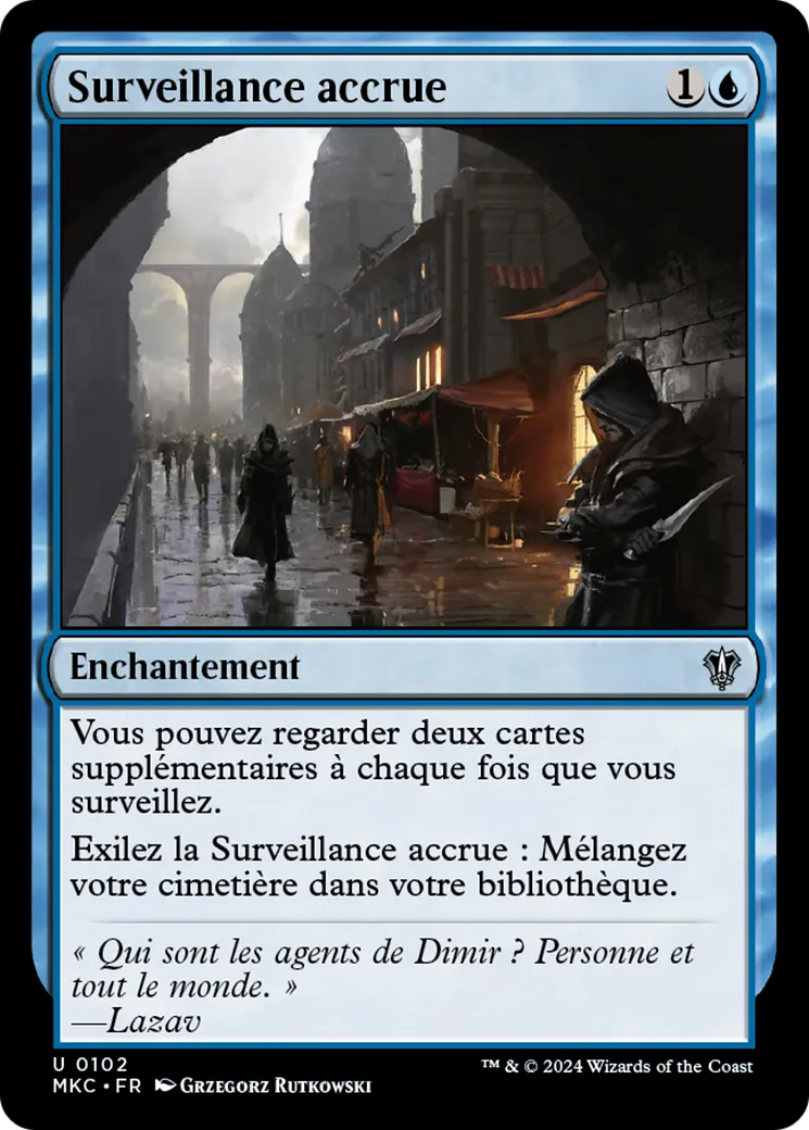 Surveillance accrue — Murders at Karlov Manor Commander — Magic: The Gathering