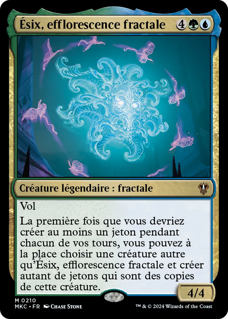 Ésix, efflorescence fractale — Murders at Karlov Manor Commander — Magic: The Gathering
