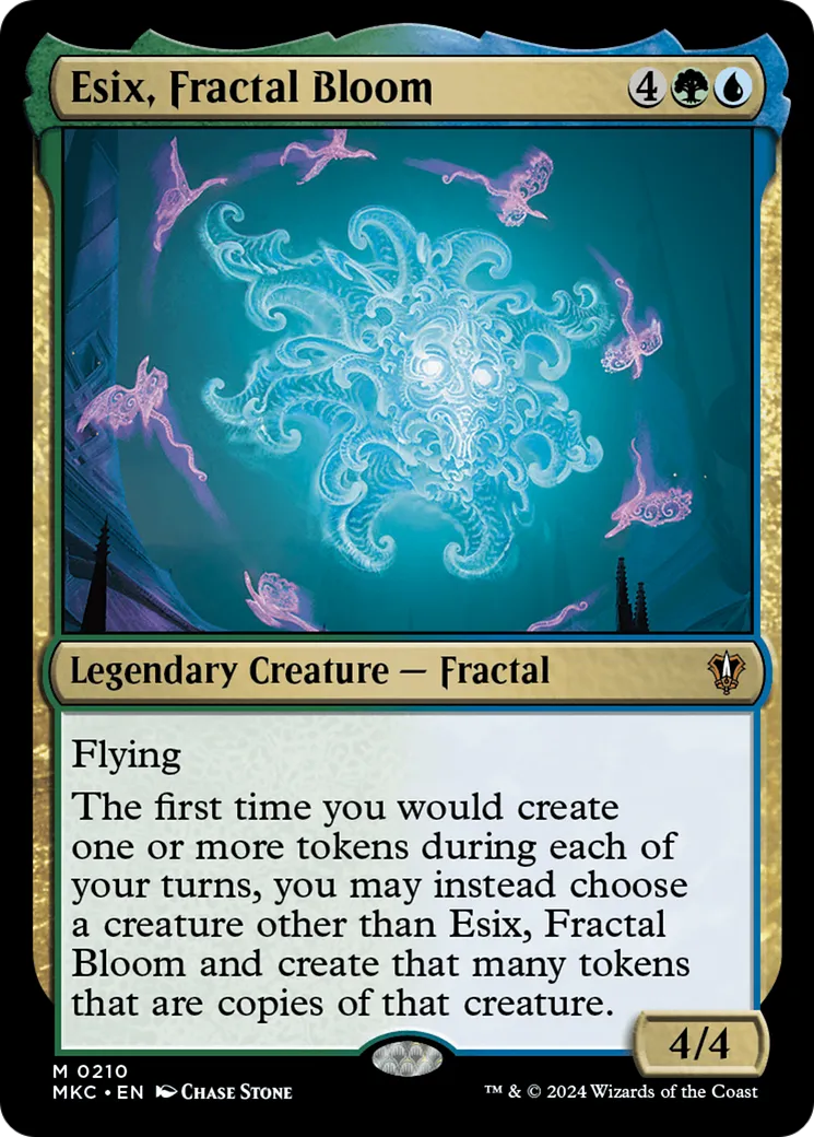 Esix, Fractal Bloom — Murders at Karlov Manor Commander — Magic: The Gathering