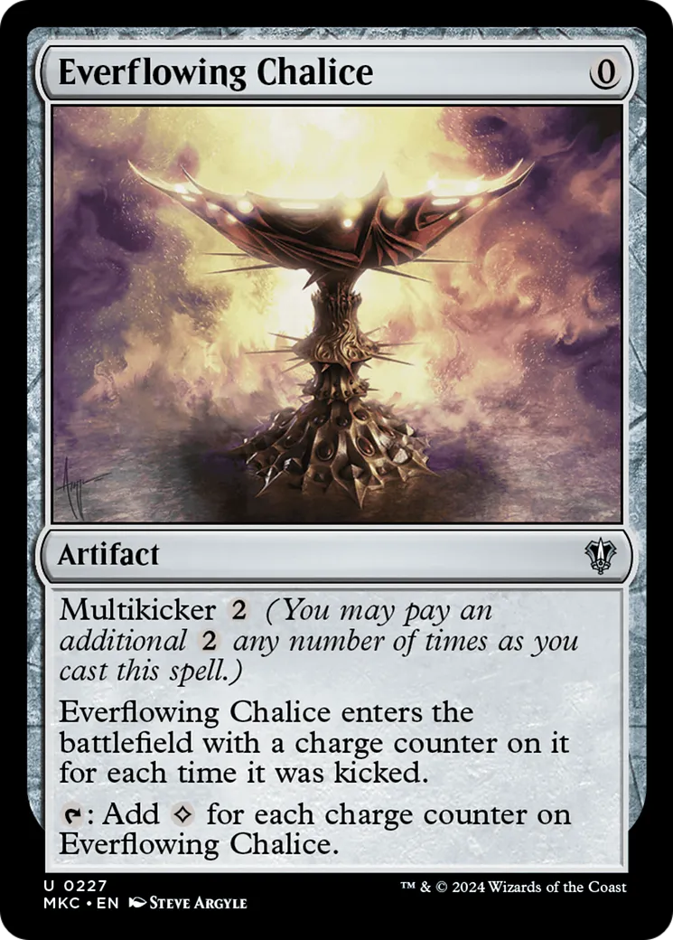 Everflowing Chalice — Murders at Karlov Manor Commander — Magic: The Gathering