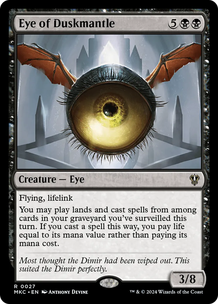 Œil de Manteaubrune — Murders at Karlov Manor Commander — Magic: The Gathering
