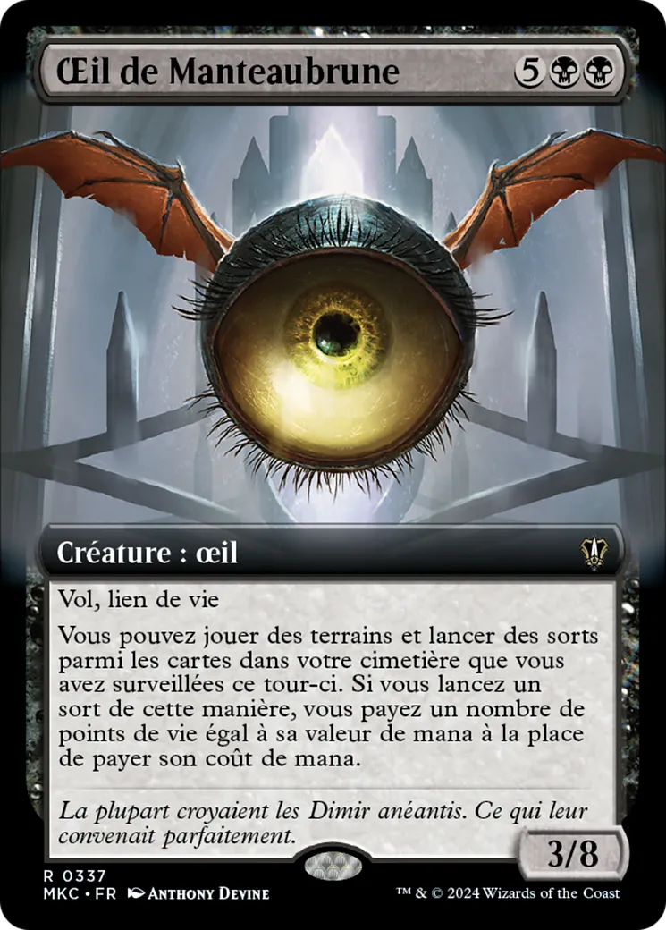 Œil de Manteaubrune — Murders at Karlov Manor Commander — Magic: The Gathering