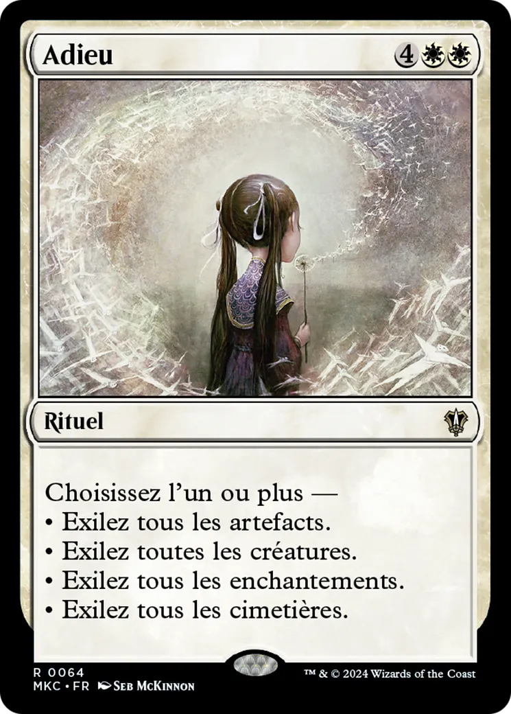 Adieu — Murders at Karlov Manor Commander — Magic: The Gathering