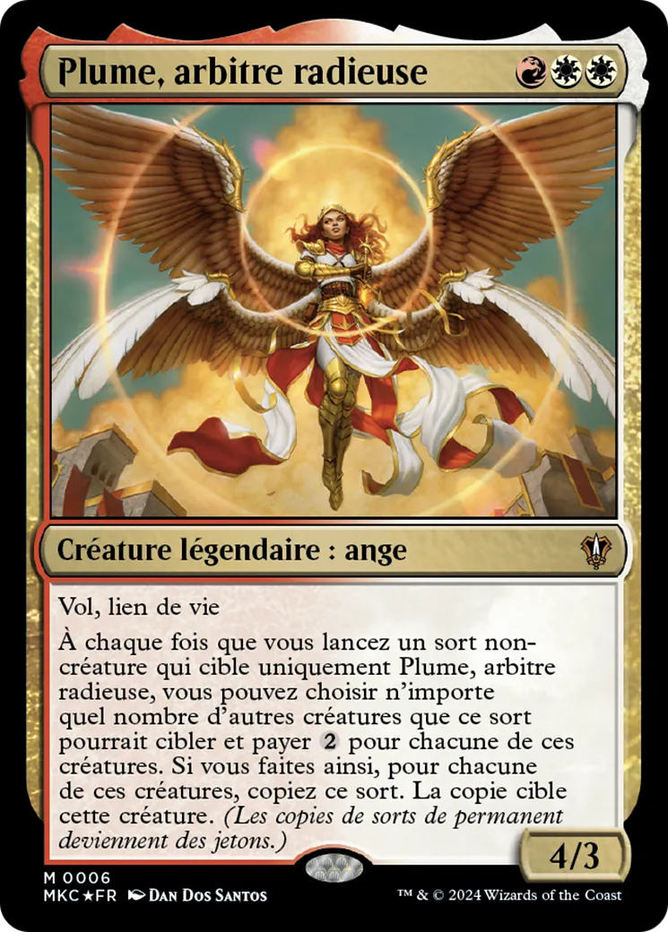 Plume, arbitre radieuse — Murders at Karlov Manor Commander — Magic: The Gathering
