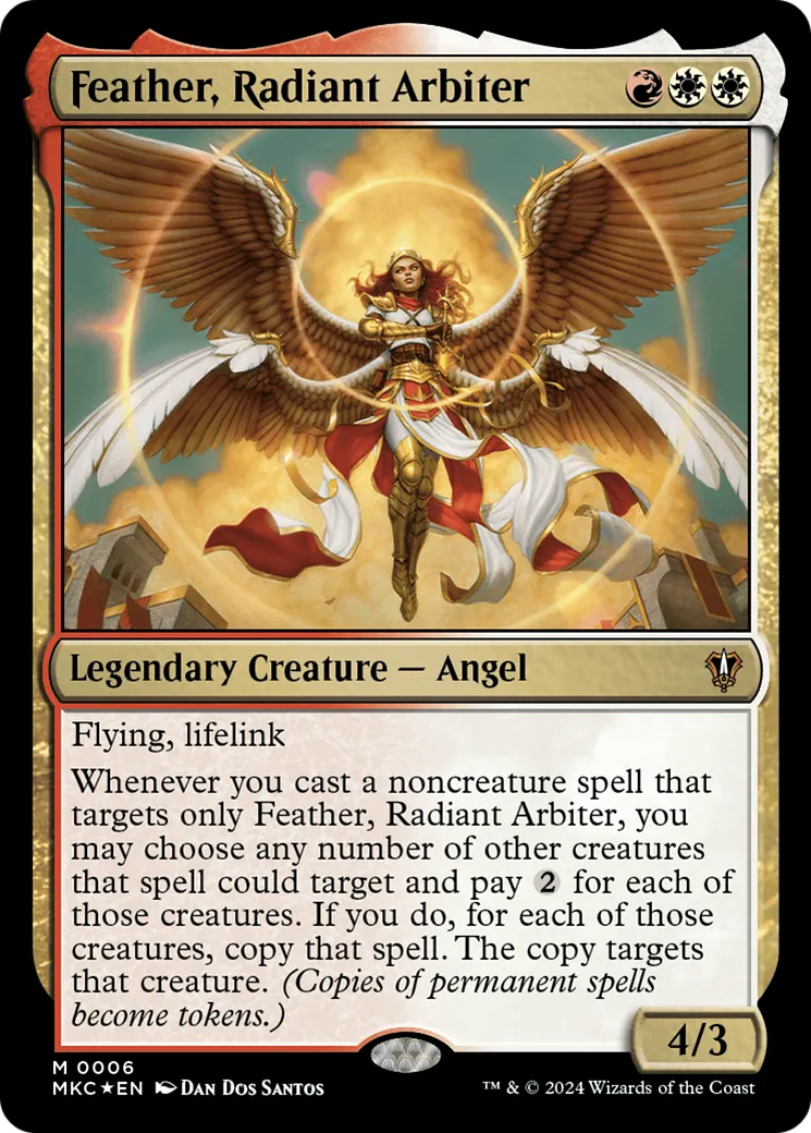 Feather, Radiant Arbiter — Murders at Karlov Manor Commander — Magic: The Gathering