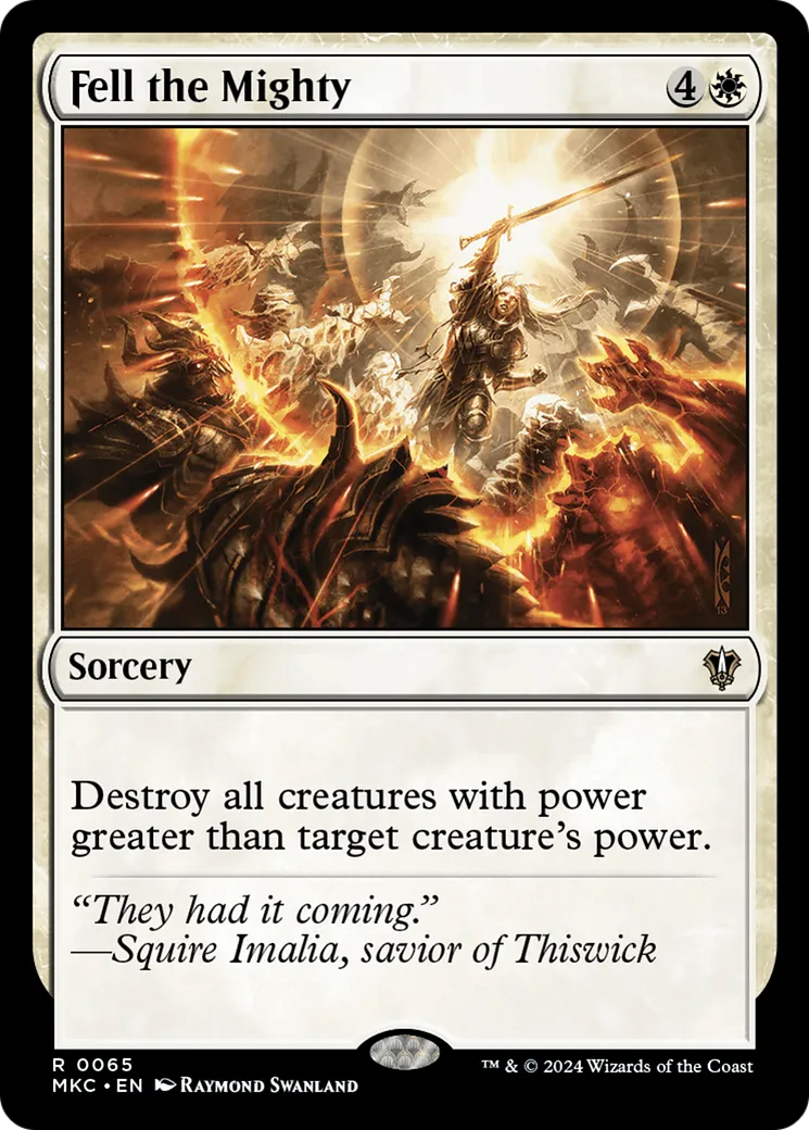 Anéantir les puissants — Murders at Karlov Manor Commander — Magic: The Gathering