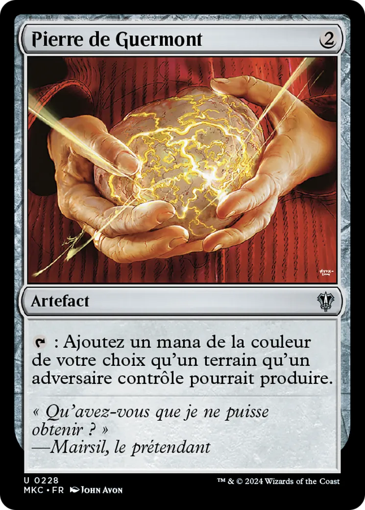 Pierre de Guermont — Murders at Karlov Manor Commander — Magic: The Gathering
