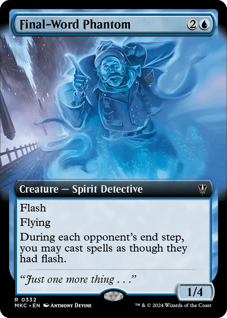 Final-Word Phantom — Murders at Karlov Manor Commander — Magic: The Gathering
