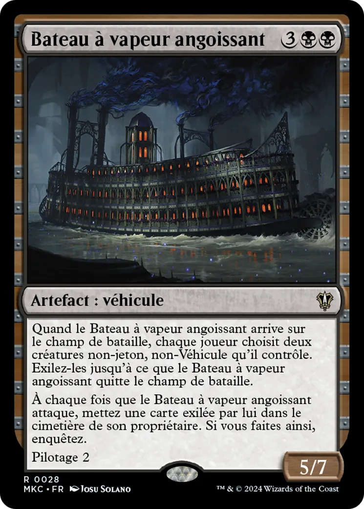 Bateau à vapeur angoissant — Murders at Karlov Manor Commander — Magic: The Gathering