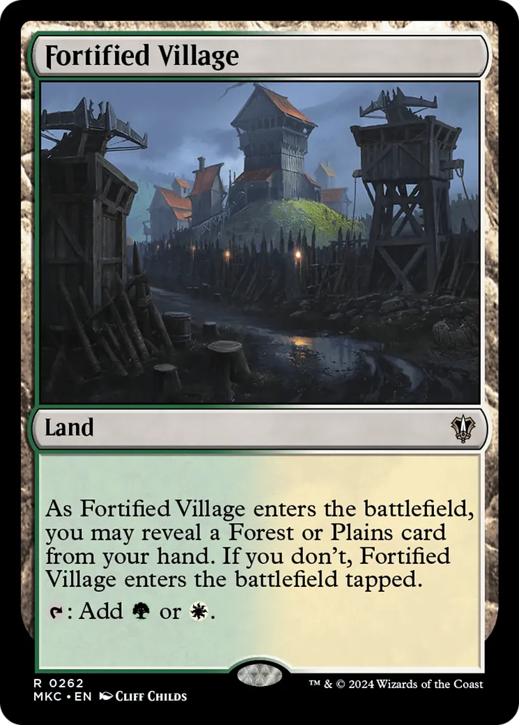 Fortified Village — Murders at Karlov Manor Commander — Magic: The Gathering