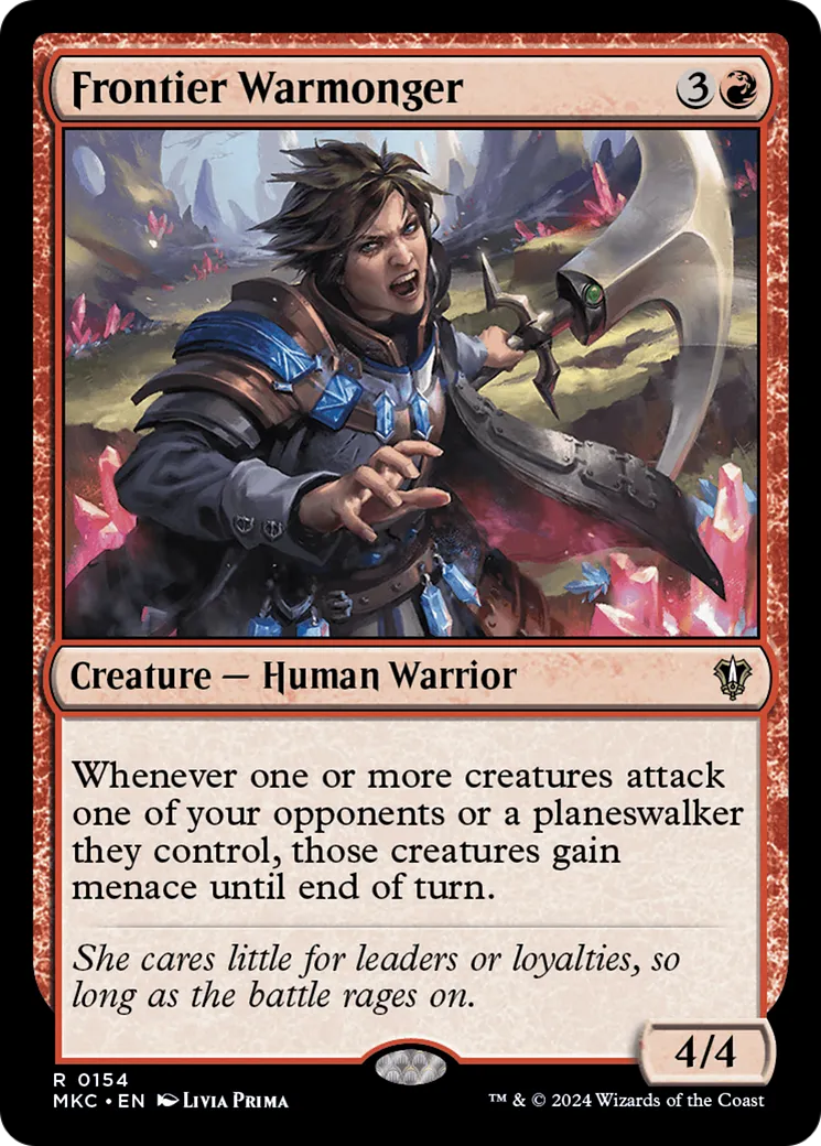 Belliciste des frontières — Murders at Karlov Manor Commander — Magic: The Gathering