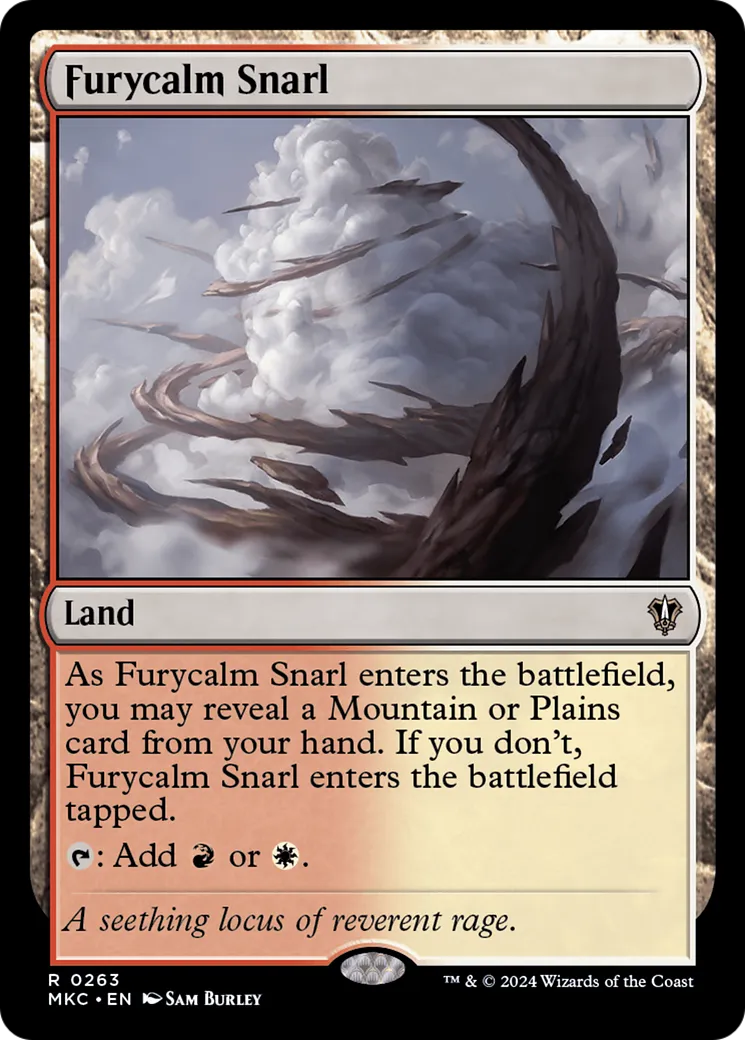 Furycalm Snarl — Murders at Karlov Manor Commander — Magic: The Gathering