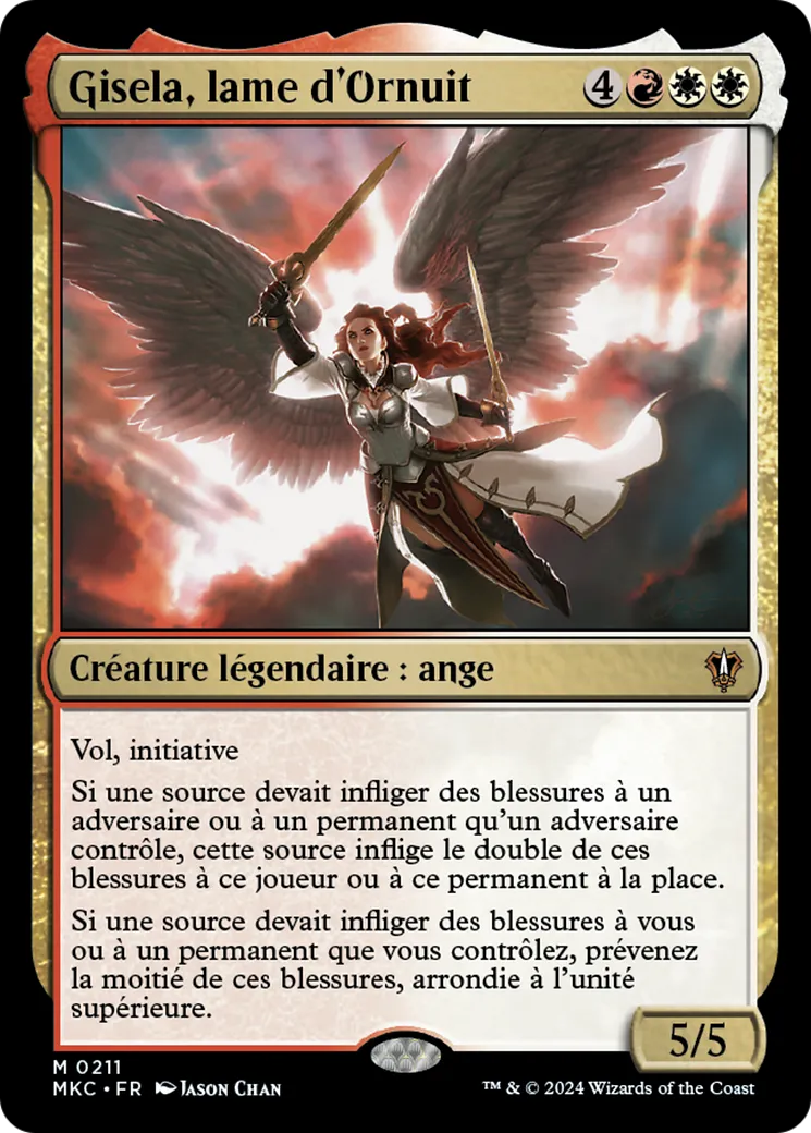 Gisela, lame d'Ornuit — Murders at Karlov Manor Commander — Magic: The Gathering