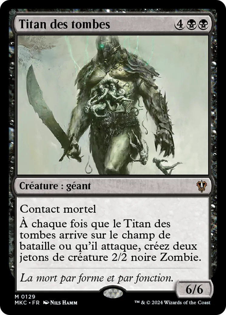 Titan des tombes — Murders at Karlov Manor Commander — Magic: The Gathering