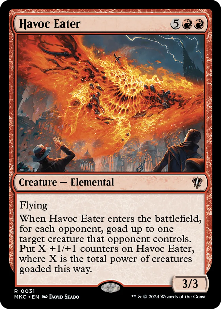 Havoc Eater — Murders at Karlov Manor Commander — Magic: The Gathering