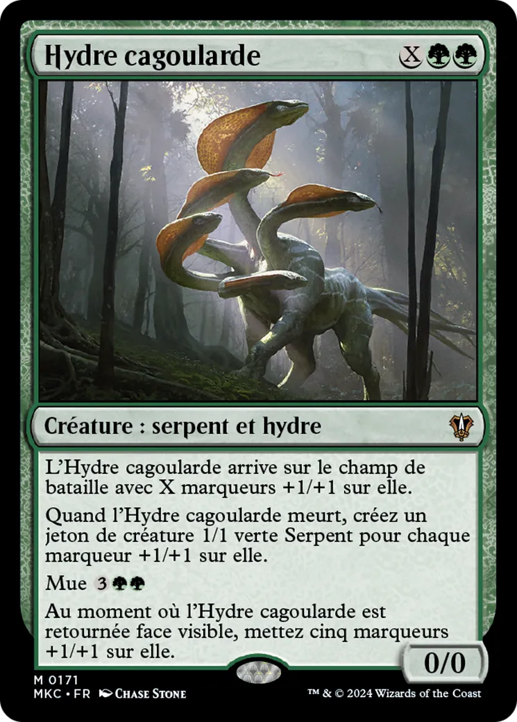 Hydre cagoularde — Murders at Karlov Manor Commander — Magic: The Gathering