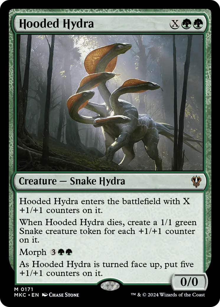 Hooded Hydra — Murders at Karlov Manor Commander — Magic: The Gathering