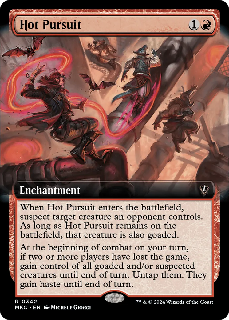 Hot Pursuit — Murders at Karlov Manor Commander — Magic: The Gathering