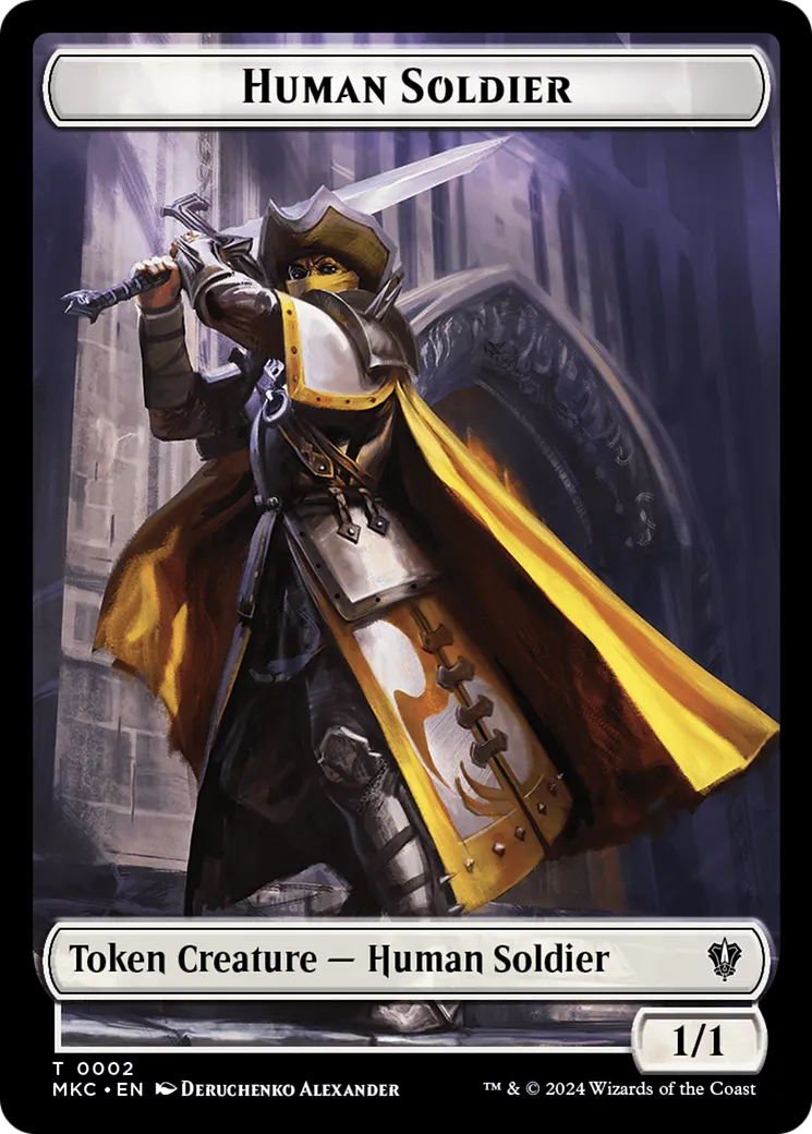Human Soldier — Murders at Karlov Manor Commander — Magic: The Gathering