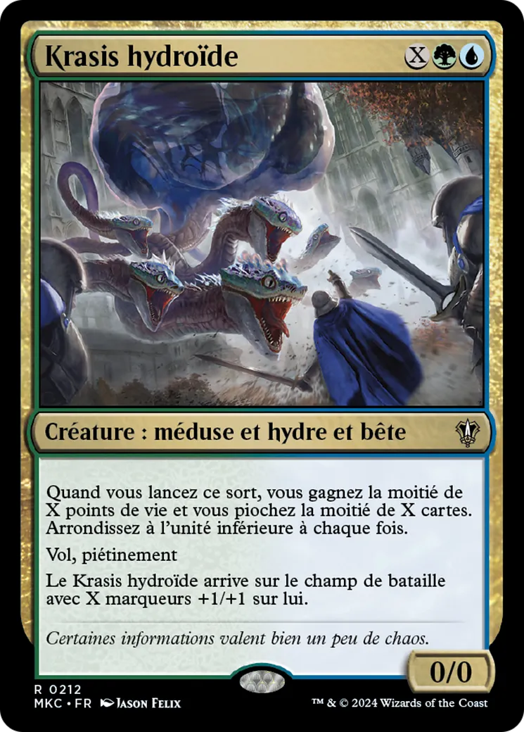 Krasis hydroïde — Murders at Karlov Manor Commander — Magic: The Gathering
