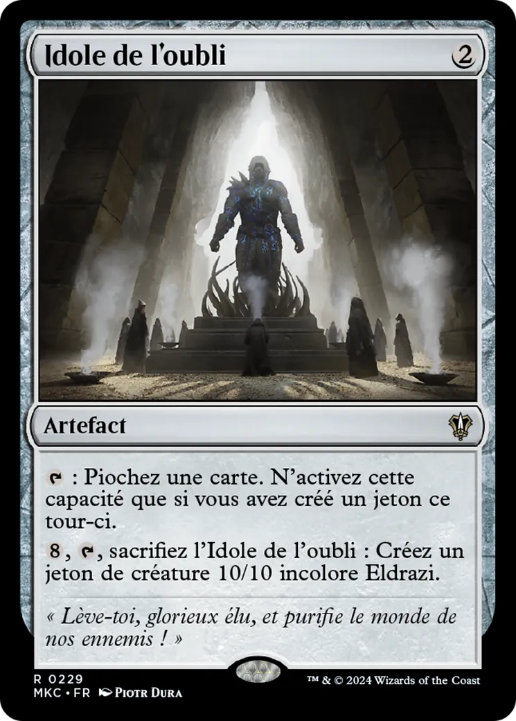 Idole de l'oubli — Murders at Karlov Manor Commander — Magic: The Gathering