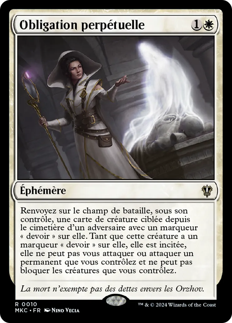Obligation perpétuelle — Murders at Karlov Manor Commander — Magic: The Gathering