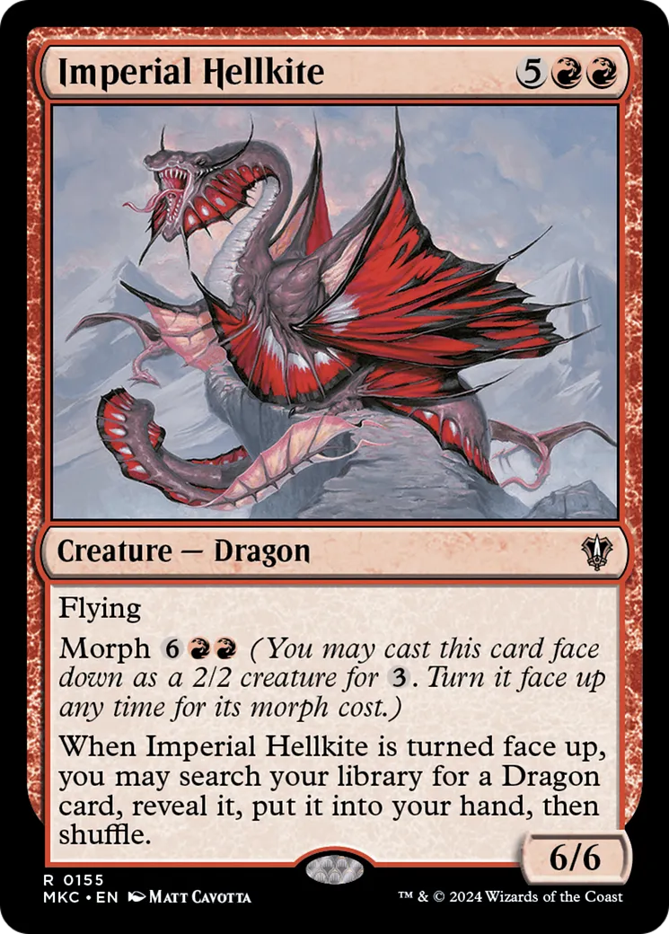 Imperial Hellkite — Murders at Karlov Manor Commander — Magic: The Gathering