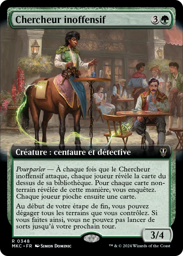 Chercheur inoffensif — Murders at Karlov Manor Commander — Magic: The Gathering