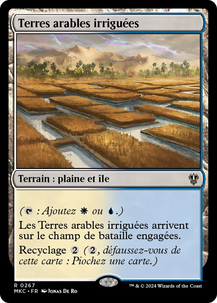 Terres arables irriguées — Murders at Karlov Manor Commander — Magic: The Gathering