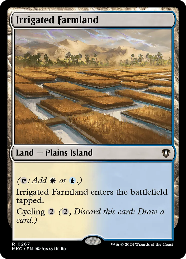 Irrigated Farmland — Murders at Karlov Manor Commander — Magic: The Gathering