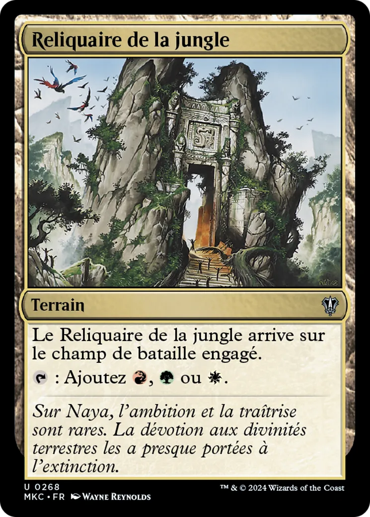 Reliquaire de la jungle — Murders at Karlov Manor Commander — Magic: The Gathering