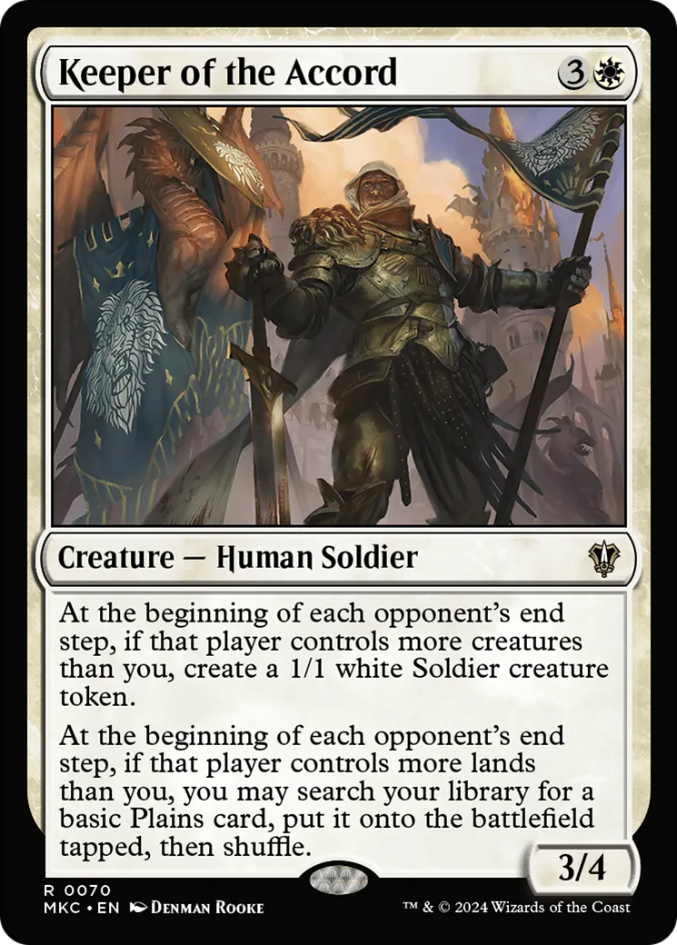 Keeper of the Accord — Murders at Karlov Manor Commander — Magic: The Gathering