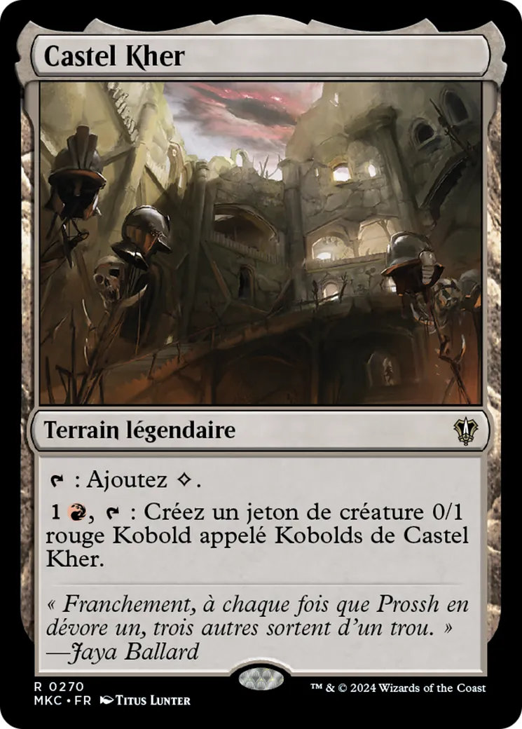 Castel Kher — Murders at Karlov Manor Commander — Magic: The Gathering