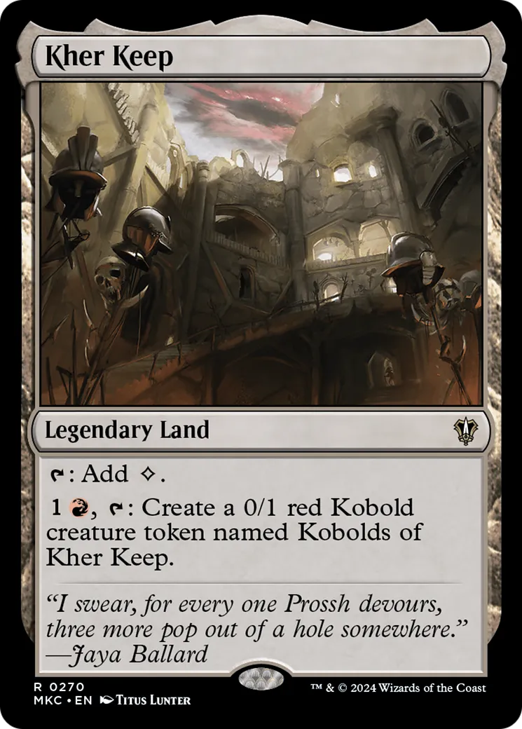 Kher Keep — Murders at Karlov Manor Commander — Magic: The Gathering