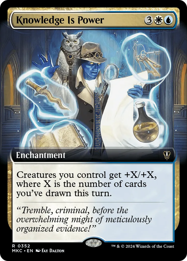 Knowledge Is Power — Murders at Karlov Manor Commander — Magic: The Gathering