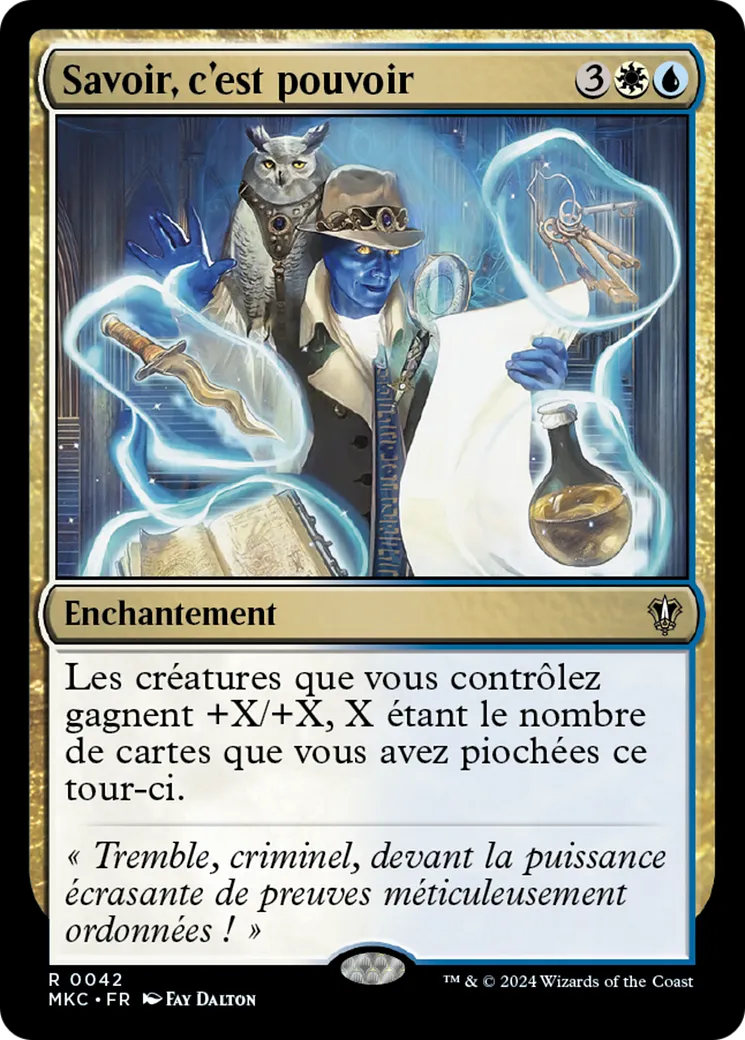 Savoir, c'est pouvoir — Murders at Karlov Manor Commander — Magic: The Gathering