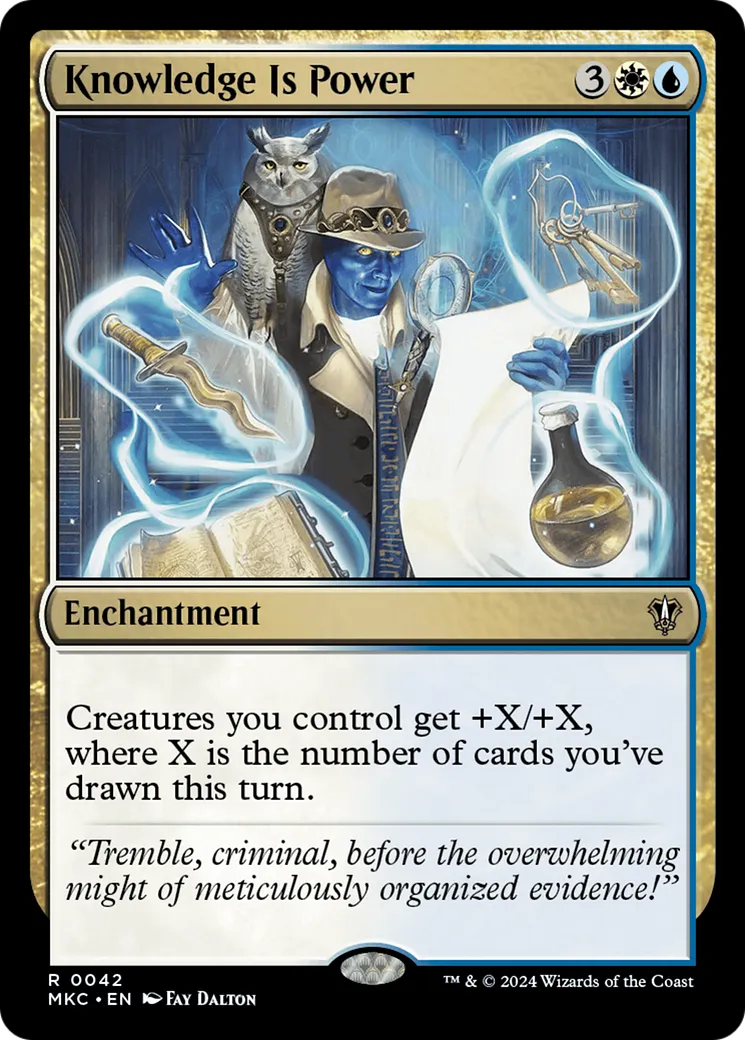 Knowledge Is Power — Murders at Karlov Manor Commander — Magic: The Gathering