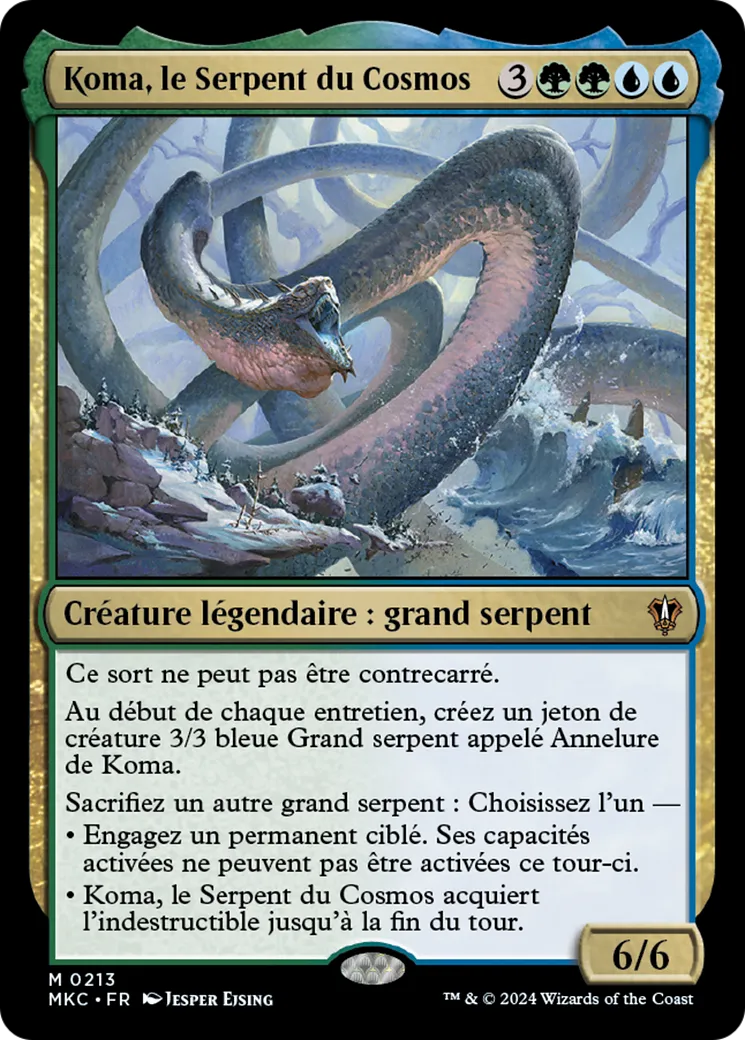 Koma, le Serpent du Cosmos — Murders at Karlov Manor Commander — Magic: The Gathering