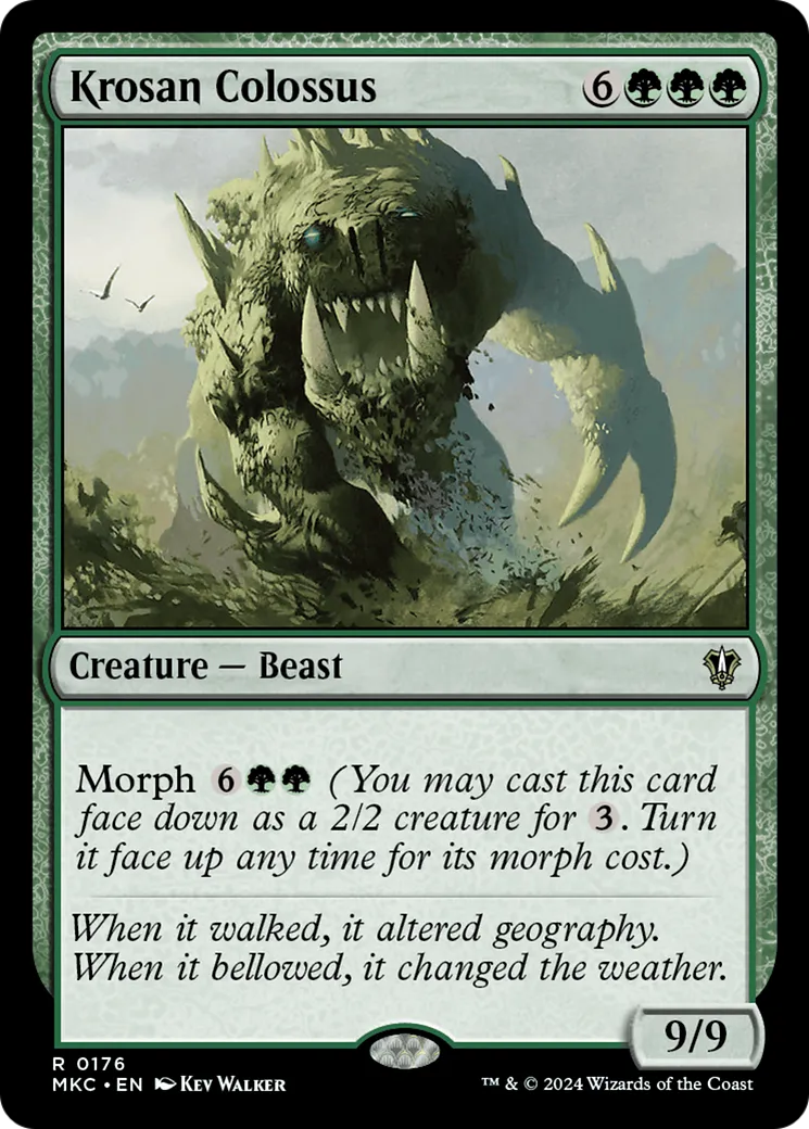 Krosan Colossus — Murders at Karlov Manor Commander — Magic: The Gathering