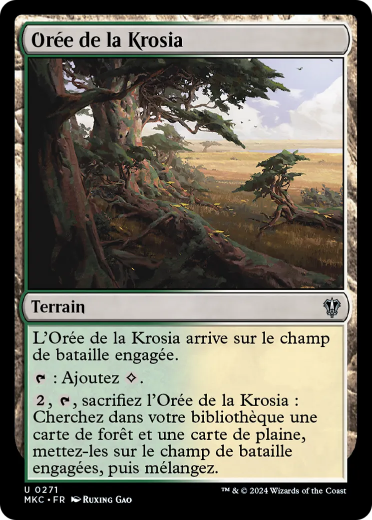 Orée de la Krosia — Murders at Karlov Manor Commander — Magic: The Gathering