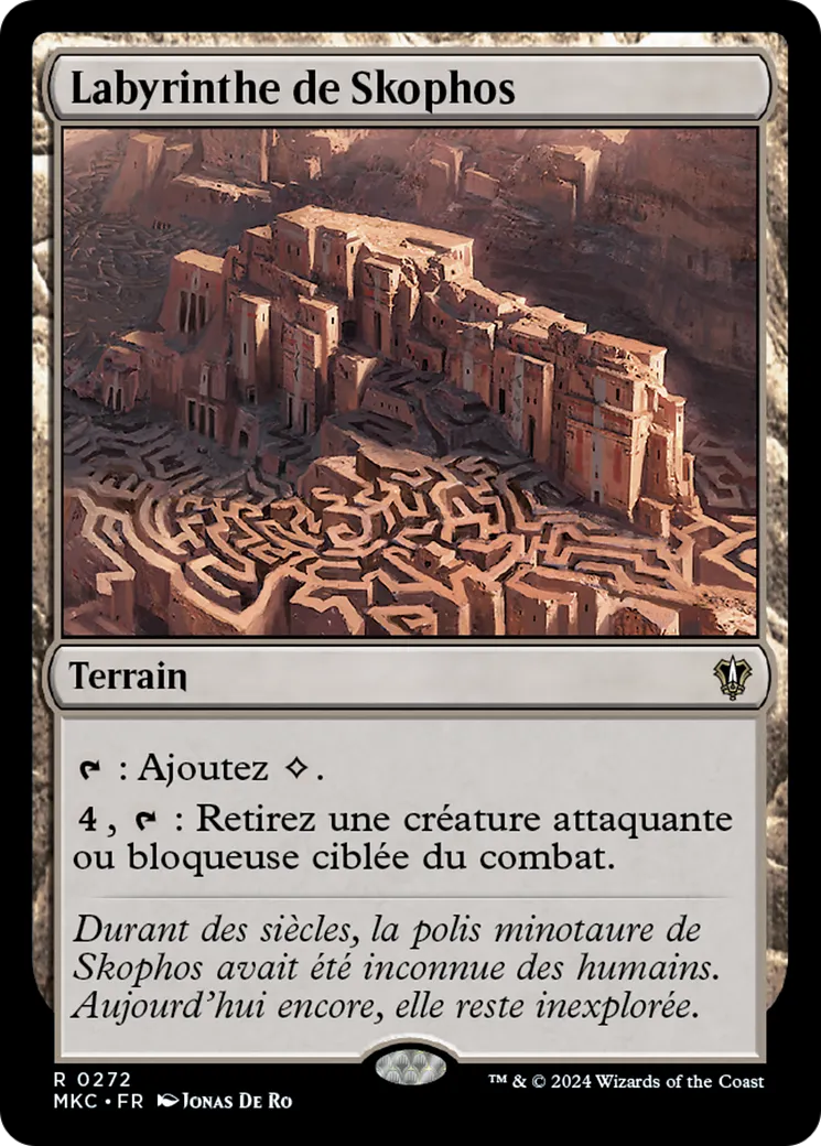 Labyrinthe de Skophos — Murders at Karlov Manor Commander — Magic: The Gathering