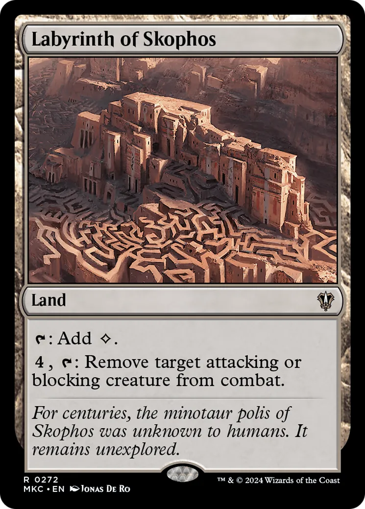 Labyrinth of Skophos — Murders at Karlov Manor Commander — Magic: The Gathering