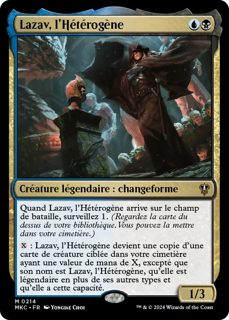 Lazav, l'Hétérogène — Murders at Karlov Manor Commander — Magic: The Gathering